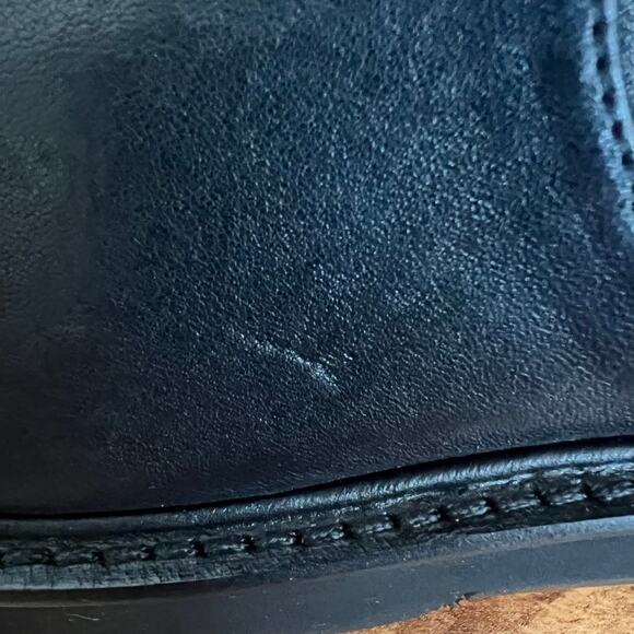 Stuart Weitzman Lowland Tall Ultralift Leather Black Boots Size 10.5B - Picture 11 of 16